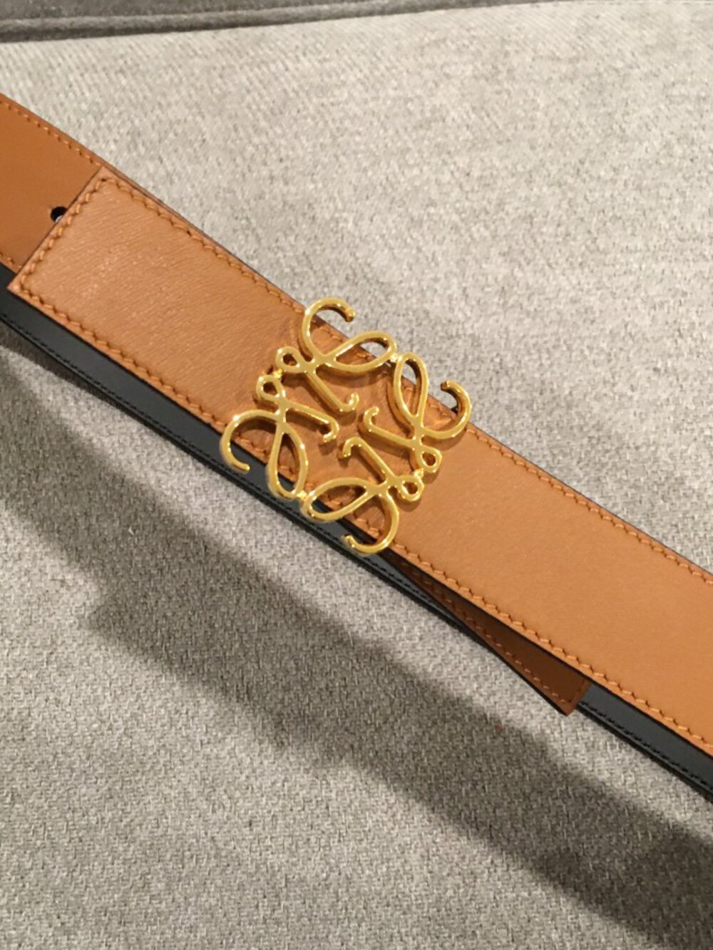 LOEWE REVERSIBLE BELT SIZE 80 - Picture 4 of 7